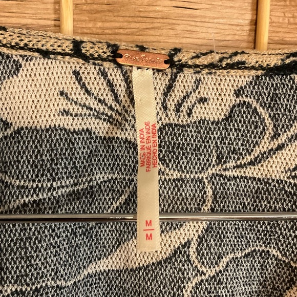 Free People Floral Knit Cardigan - Picture 8 of 12